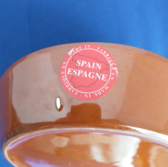 Terracotta Olives Plate Spain - Picture 3 of 6